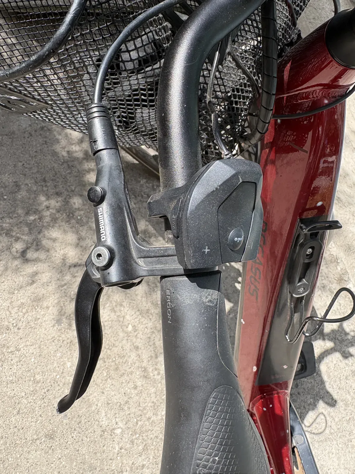 Pegasus left handlebar control and grip